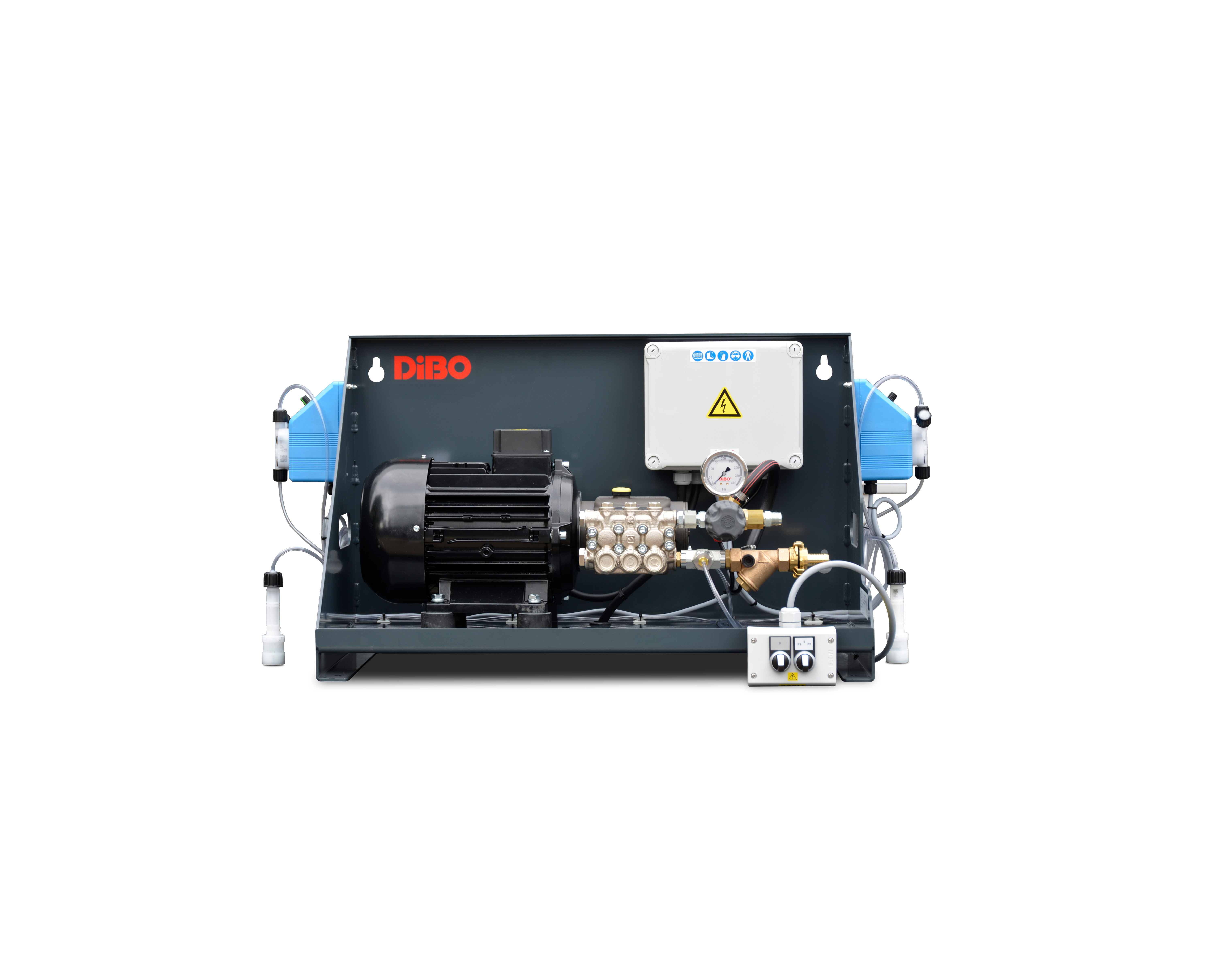 DiBO Stationary high pressure cleaner with 2 dosing pumps