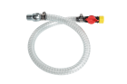 Solution Tank drain and hose kit