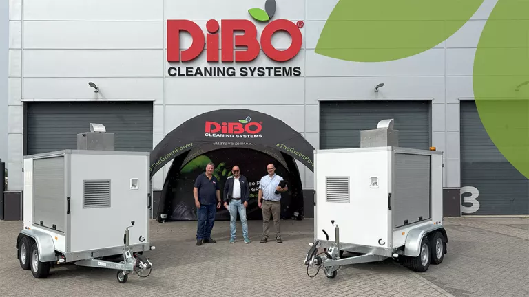 Twee DiBO JMB-C+ 500/15 TG hogedruktrailers voor trouwe klant Reym