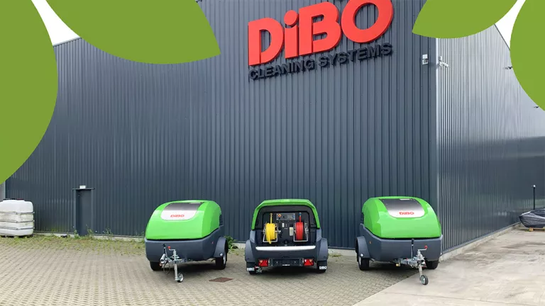 Drie DiBO JMB-MD 350/18 hogedruktrailers voor dealer Wassenberg