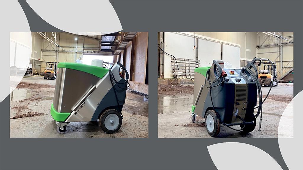 Walkro kiest voor krachtige reiniging met DiBO IBH-L industriële warmwater hogedrukreiniger.