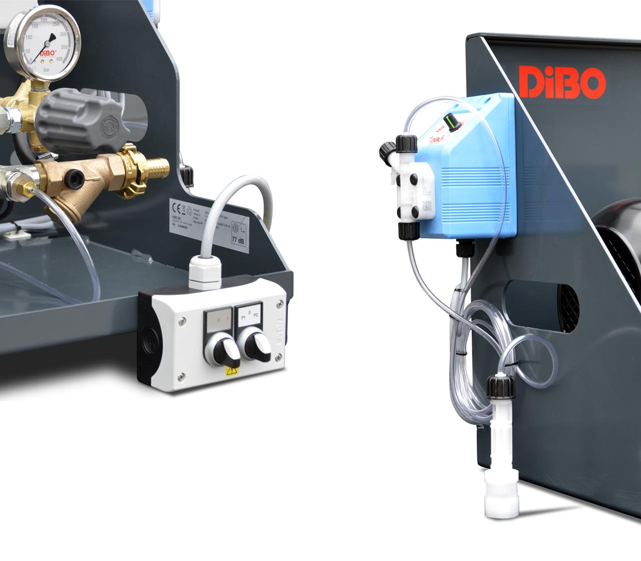 DiBO Stationary unit with dosing pumps and remote control