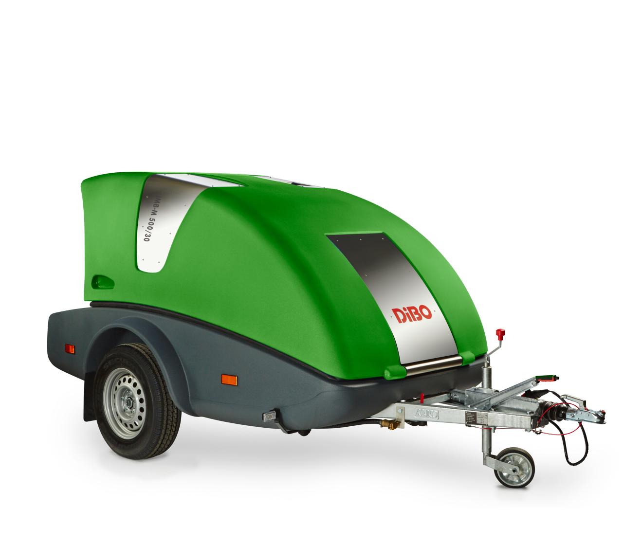 DiBO JMB-M hot water high-pressure trailer is versatile and equipped with the latest green technologies