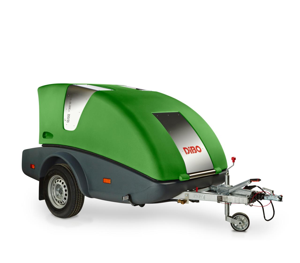 DiBO JMB-M-WK+  milieuvriendelijke mos & onkruidbestrijder op trailer uitgerust met de meest moderne & groene technologieën