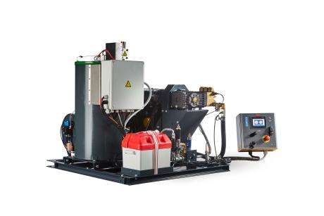 DiBO inbouw-unit van de warmwaterhogedruktrailer JMB-C+